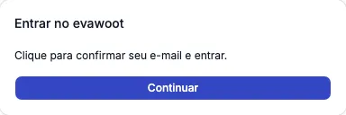 Página do link com o botão Continuar